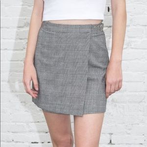 SOLD Brandy Melville Gray Plaid Skirt